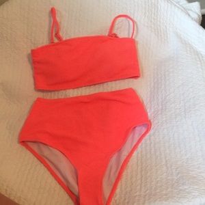 High-waisted swimsuit